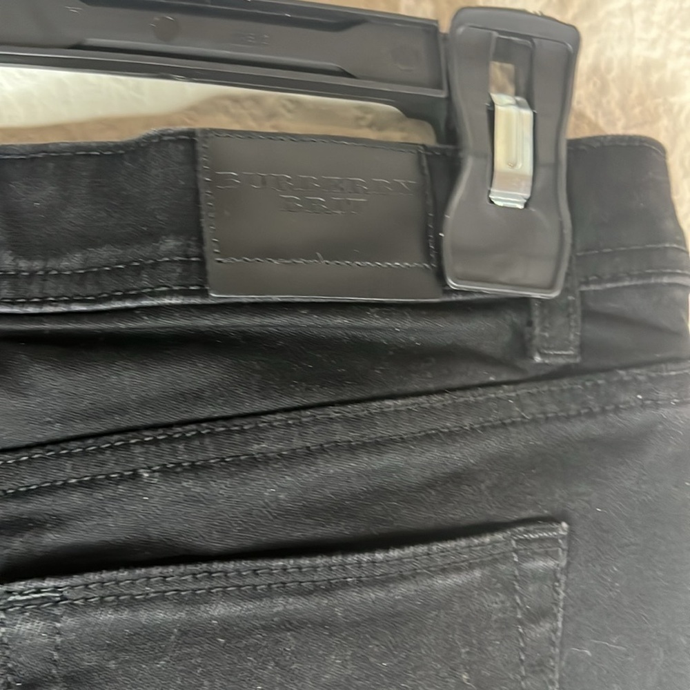 Burberry women’s skinny Jeans Sz 30 Black - Picture 5 of 10